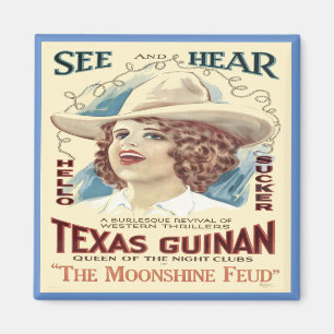 Aimant Chanteuse de cowgirl du Texas occidental