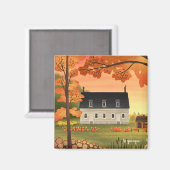 Aimant Chantier Automne Citrouille Patch (Recto/Verso)