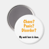 Aimant Chaos ? Panique ? Trouble ? (Recto/Verso)