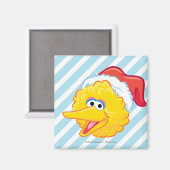 Aimant Chapeau de Père Noël Big Bird (Recto/Verso)