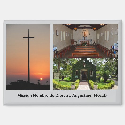 Aimant Chapel of the mission of Nombre de Dios Postcard (Recto)