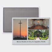 Aimant Chapel of the mission of Nombre de Dios Postcard (Recto/Verso)