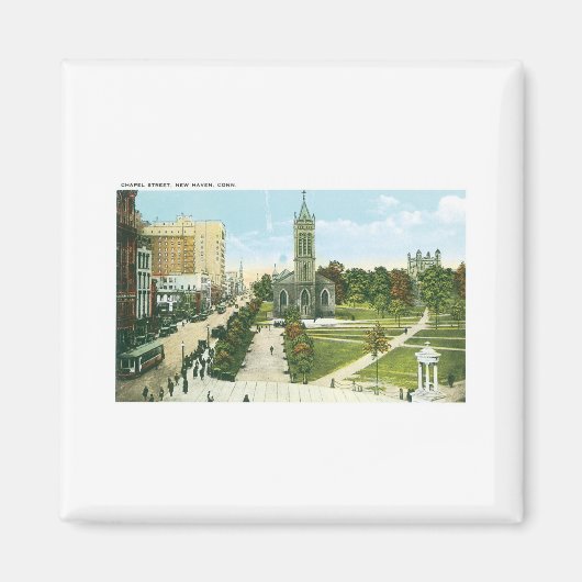 Aimant Chapel Street, New Haven, Connecticut (Devant)