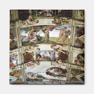 Aimant Chapelle de Sistine, Vatican, Rome, Italie