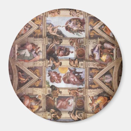 Aimant Chapelle Sixtine Plafond (Devant)