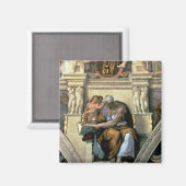 Aimant Chapelle Sixtine Plafond : Cumaean Sibyl, 1510 (Recto/Verso)