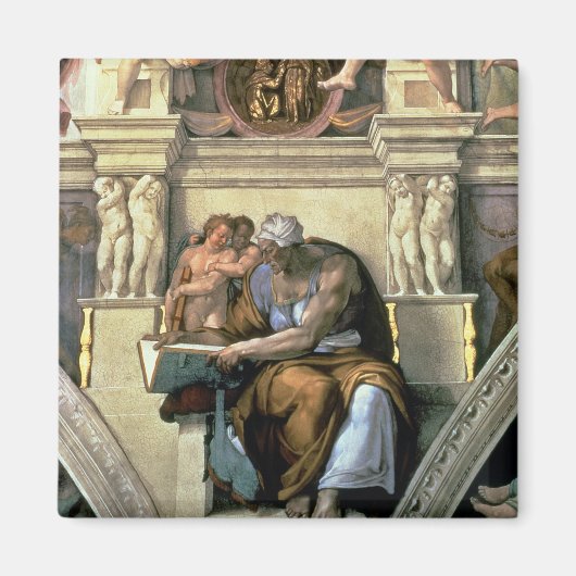 Aimant Chapelle Sixtine Plafond : Cumaean Sibyl, 1510 (Devant)