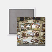 Aimant Chapelle Sixtine, Vatican, Rome, Italie (Recto/Verso)