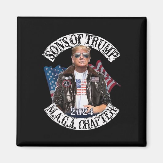 Aimant Chapitre 2024 de Trump Maga (Devant)