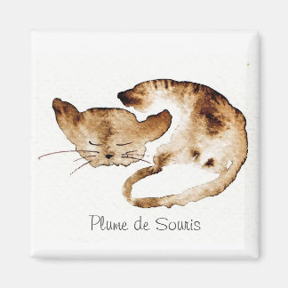 Aimant Chaquarelle sepia dormant