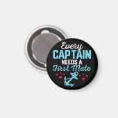 Aimant Chaque capitaine a besoin d'un second  (Recto/Verso)