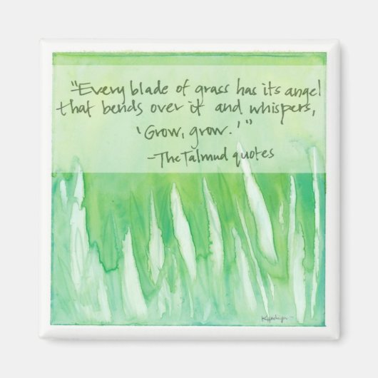 Aimant chaque lame d'aimant carré d'herbe (Devant)