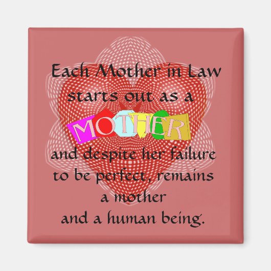 Aimant Chaque mère en droit commence comme une mère (Devant)