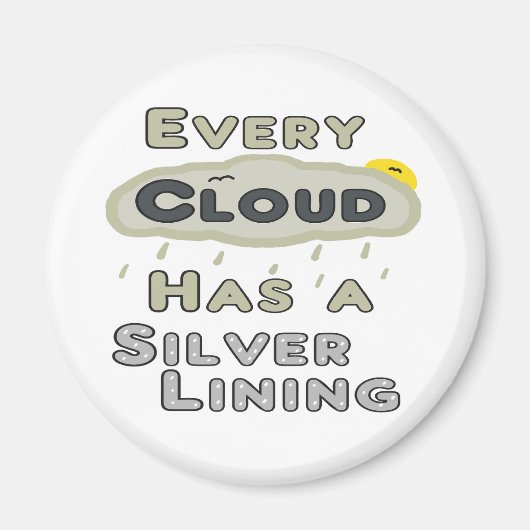 Aimant Chaque Nuage A Un Doublure Argent (Devant)