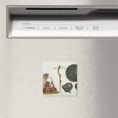 Aimant Char milanais, arbalète et armure, plaque 17 fr (In Situ (Lave-vaisselle))