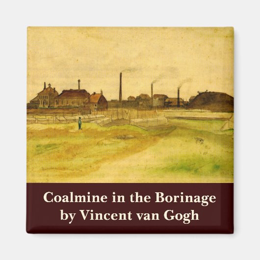 Aimant Charbonnage dans le Borinage par Vincent van Gogh (Devant)