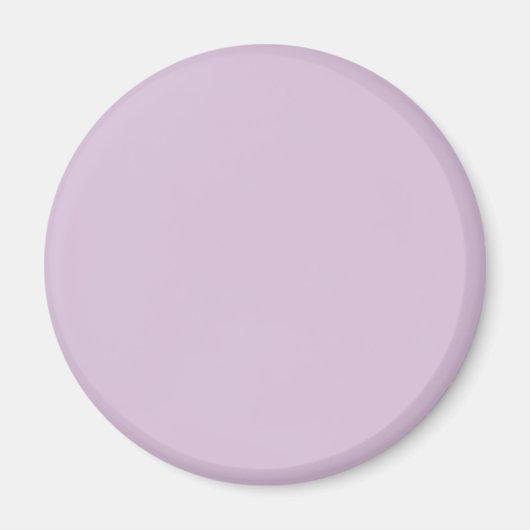 Aimant Chardon violet D8BFD8 - Option pour ajouter un nom (Devant)
