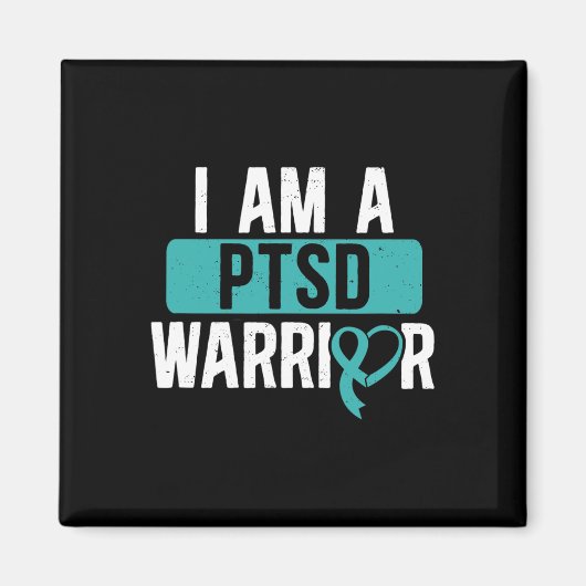Aimant Chargé De Guerrier De Ptsd Post Traumatique Troubl (Devant)