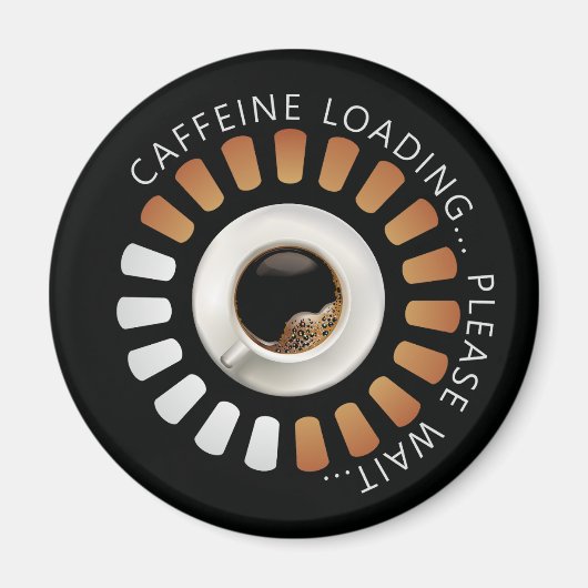 Aimant Chargement de caféine (Devant)
