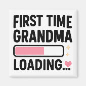 Aimant Chargement de grand-mère première fois (Devant)