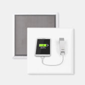 Aimant Chargement de smartphone avec banque d'alimentatio (Recto/Verso)