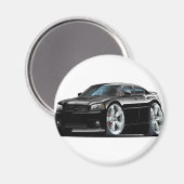 Aimant Chargeur Dodge Super Bee Black Car (Recto/Verso)