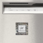 Aimant Chariftwood Photo Plage Abstrait Monogramme de ton (In Situ (Lave-vaisselle))