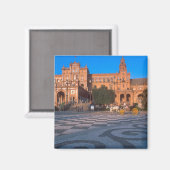 Aimant Chariot à cheval sur la Plaza de Espana à (Recto/Verso)