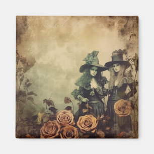 Aimant Chariot Halloween vintage (7)