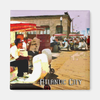 Aimant Chariot sur la promenade