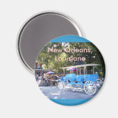 Aimant Chariot tiré (Recto/Verso)