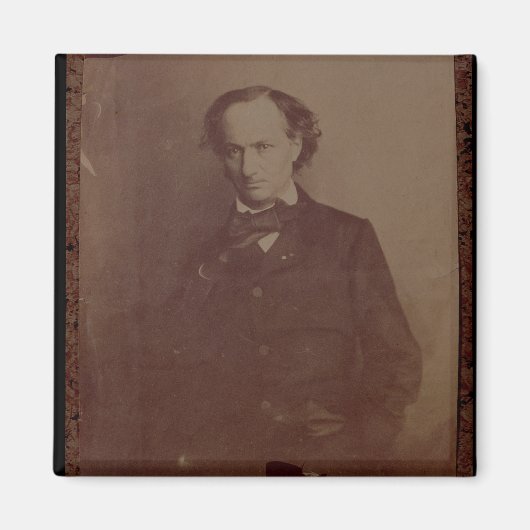 Aimant Charles Baudelaire (1820-1867), poète français, po (Devant)