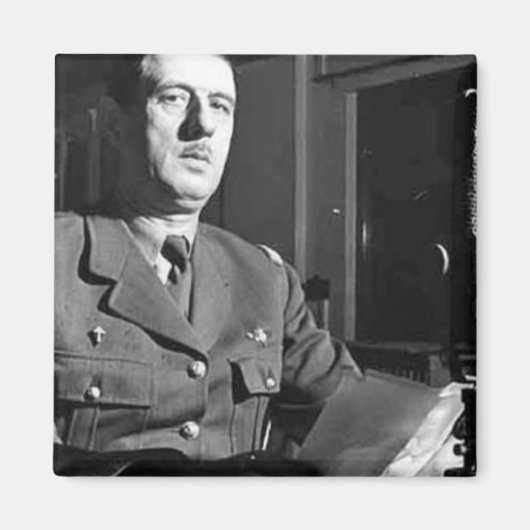 Aimant Charles De Gaulle Portrait (Devant)