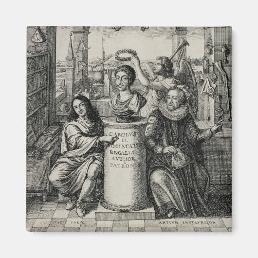 Aimant Charles II de 1630-85 (Devant)