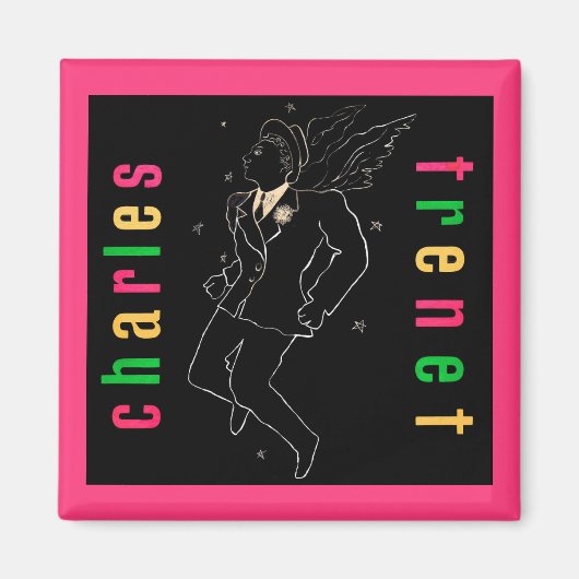 Aimant Charles Trenet (Devant)