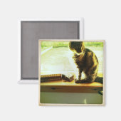 Aimant Charlie À La Fenêtre (Recto/Verso)