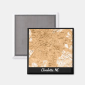 Aimant Charlotte NC (Recto/Verso)