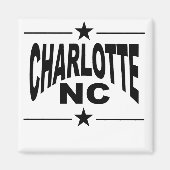 Aimant Charlotte NC (Devant)