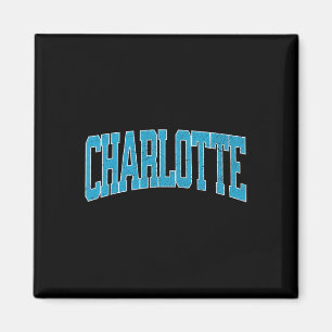 Aimant Charlotte Soccer Ville Vintage