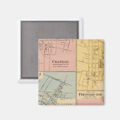 Aimant Charlottetown, Fredericton, Moncton (Recto/Verso)