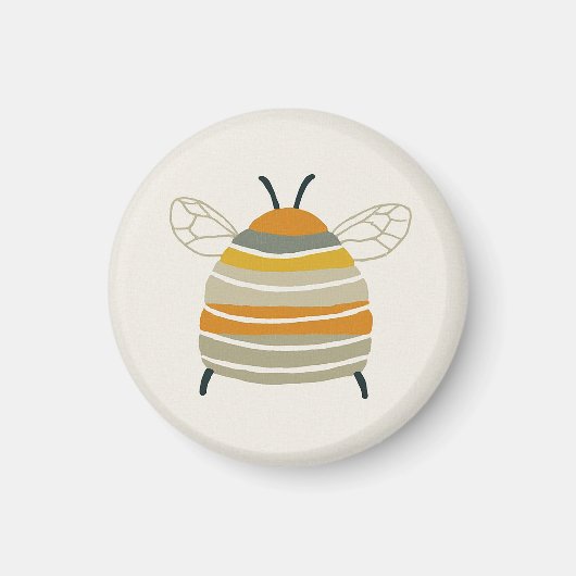 Aimant Charmant abeille de la mi-siècle (Devant)