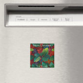 Aimant Charmante frigidaire sur le thème de Noël (In Situ (Lave-vaisselle))