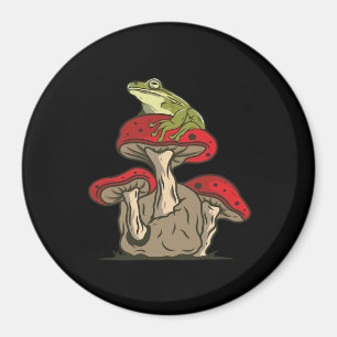 Aimant Charme Rétro Classique Cottagecore Grenouille Cham
