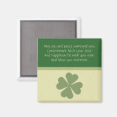 Aimant Charming Lucky Clover (Recto/Verso)