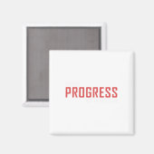 Aimant Chase Progress not Perfection Sticker (Recto/Verso)