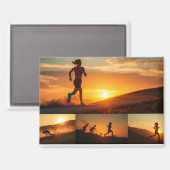 Aimant Chasing the Sunset – Magnetic Postcard (Recto/Verso)