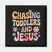 Aimant Chasing Toddlers And Jesus  (Devant)