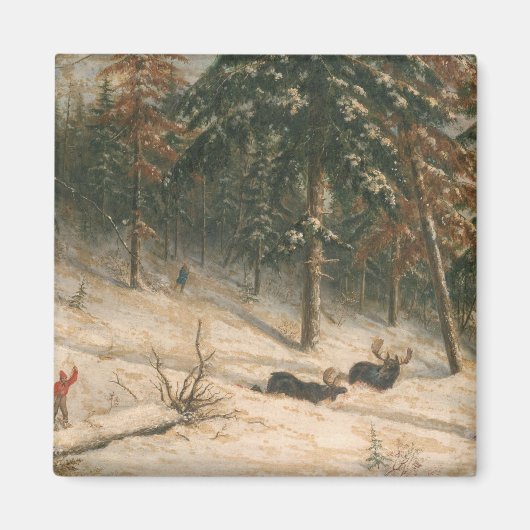 Aimant Chasse à l'orignal (Devant)
