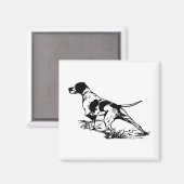 Aimant Chasse au chien (Recto/Verso)