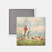 Aimant Chasse au renard (Recto/Verso)